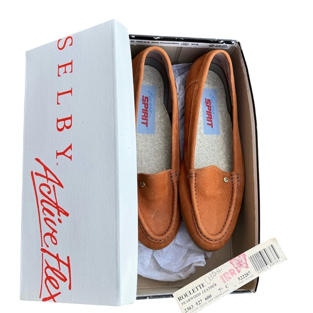 Easy Spirit Roulette Loafers 7.5C Selby Active Flex Vintage